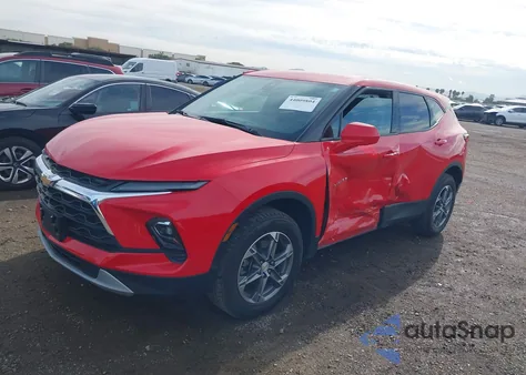 2024 Chevrolet Blazer Fwd 2Lt из США, поврежденный, VIN 3GNKBCR4XRS164346